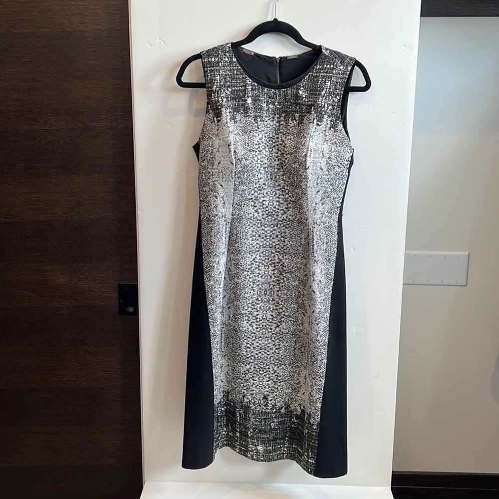 Ellie Tahari Black and white dress